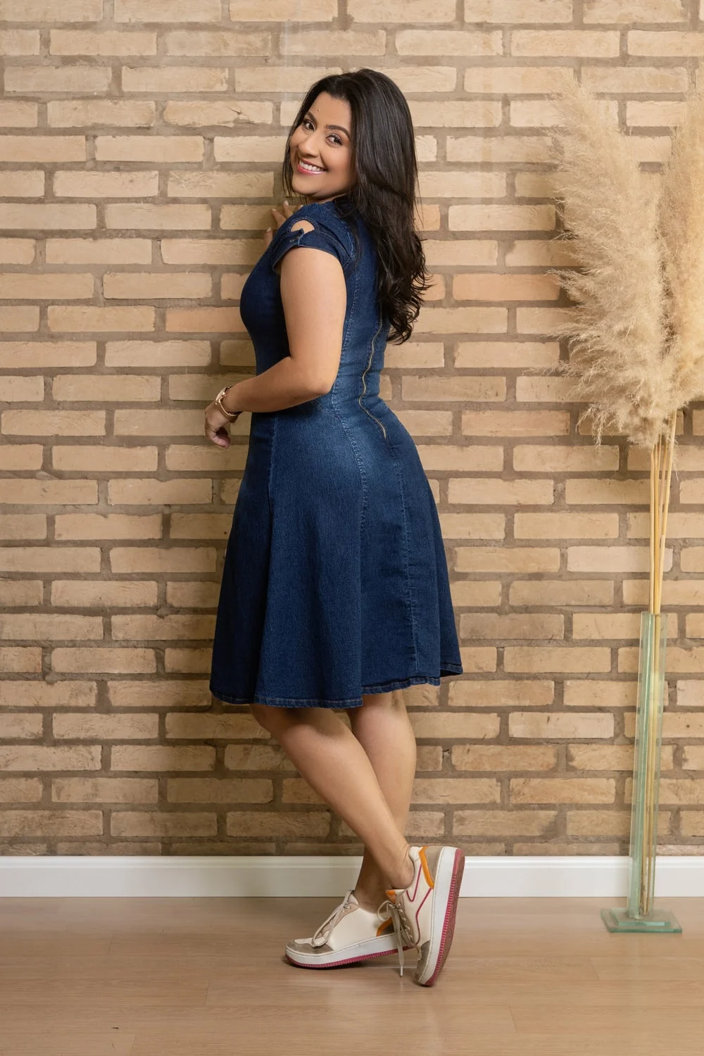 Vestido Jeans Elis Áquila Tauheny Store - Main Image