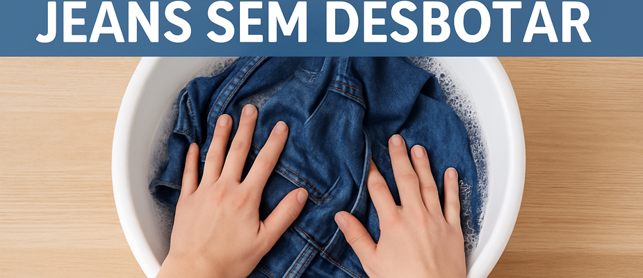 Aprenda como lavar jeans sem desbotar