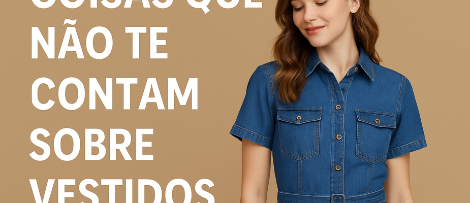 Quatro coisas que não te contaram sobre Vestidos Jeans
